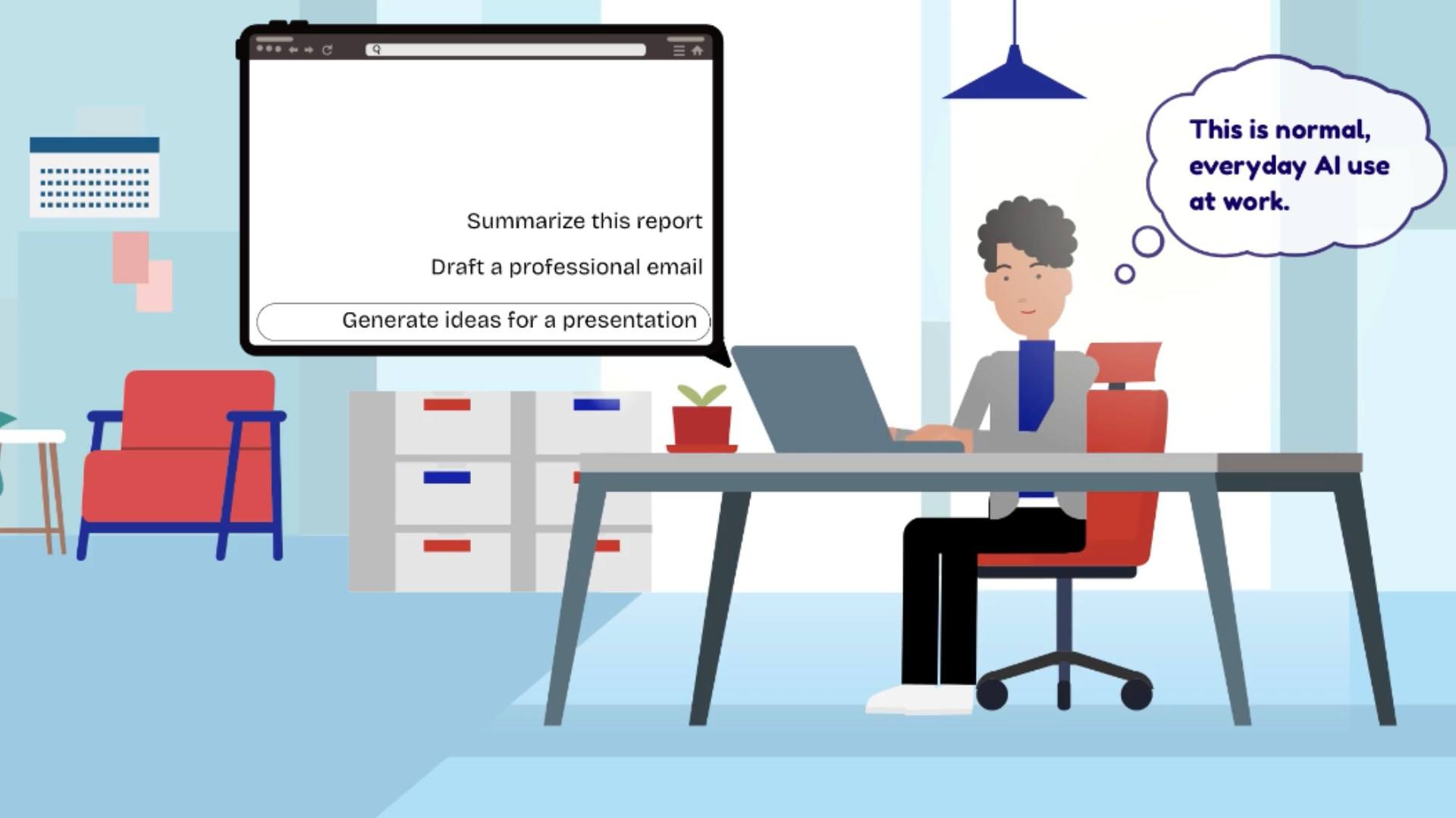 Vyond video frame: Everyday AI Use