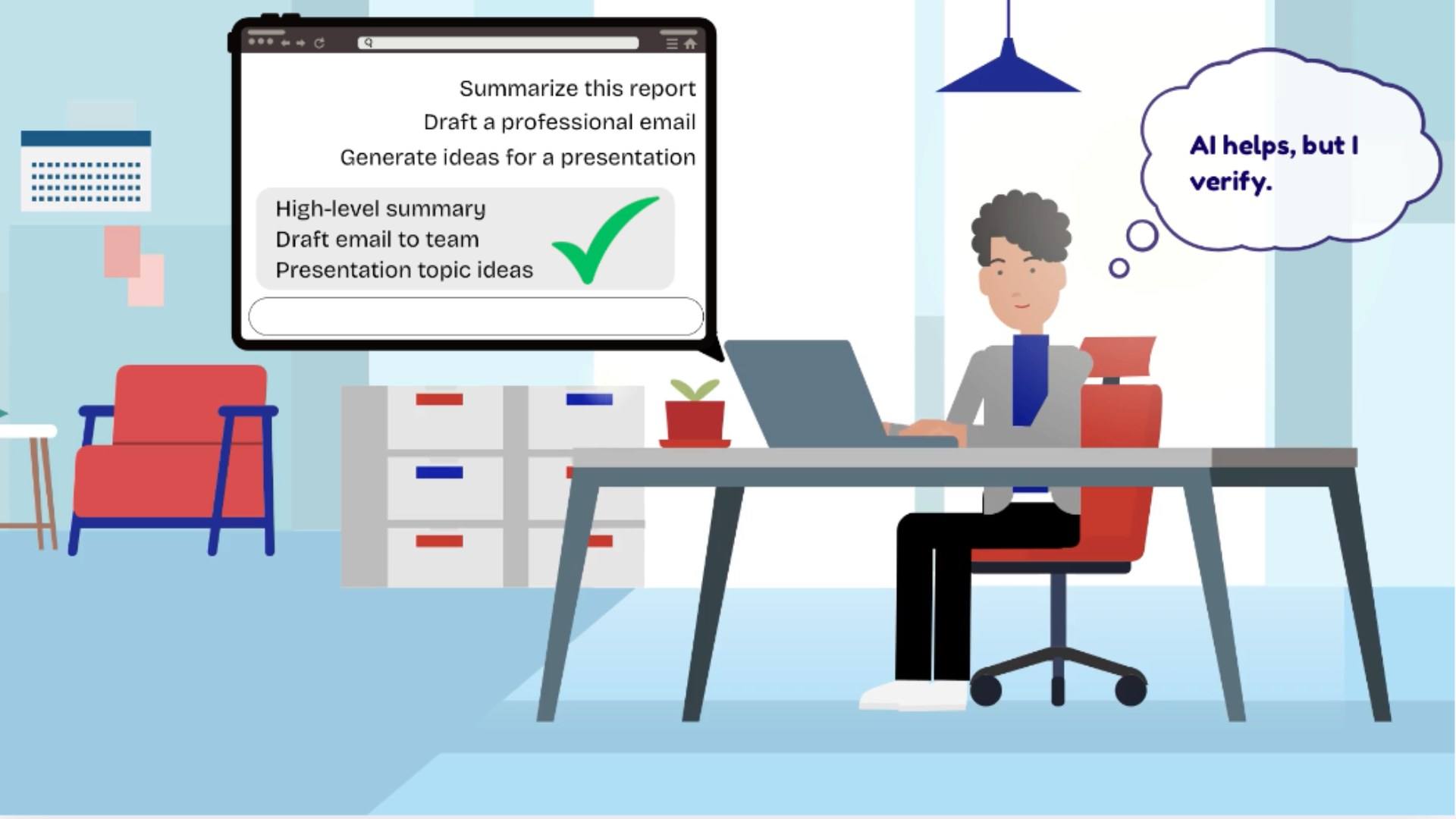 Vyond video frame: Review, Validate, and Correct