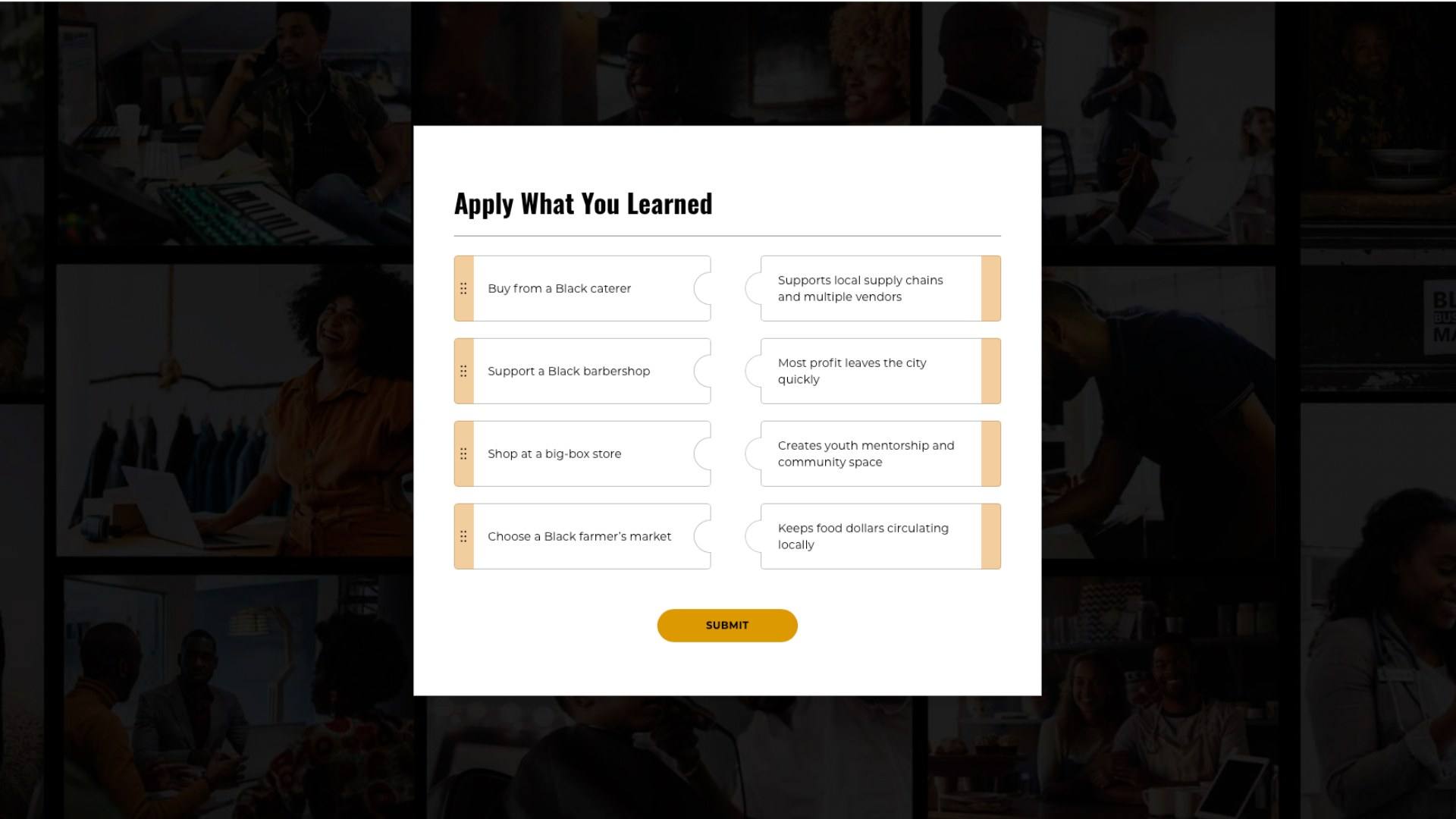 Apply What You Learned course screenshot